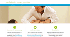 Desktop Screenshot of gent-osteopathie.be